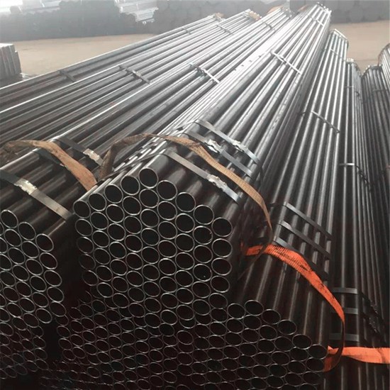 best sell ERW black round steel pipe Q235 construction scaffolding tube