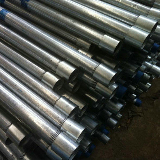 Pre-galvanized erw steel pipes